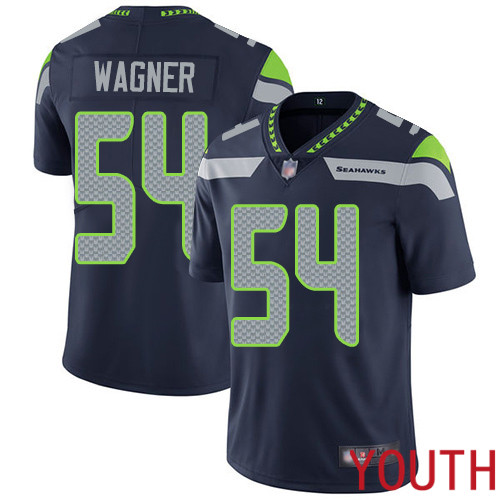 Seattle Seahawks Limited Navy Blue Youth Bobby Wagner Home Jersey NFL Football #54 Vapor Untouchable->youth nfl jersey->Youth Jersey